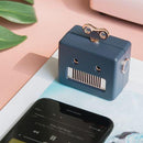 Qushini Robot Blue Wireless Speaker-3